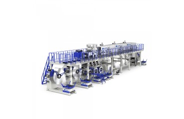 非晶鐵芯矽鋼帶材塗布機光柱膜鍍鋁膜金屬箔材濕法塗布複合機（jī）